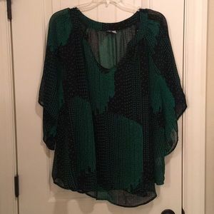 Size 3X Sheer Blouse w/ Camisole